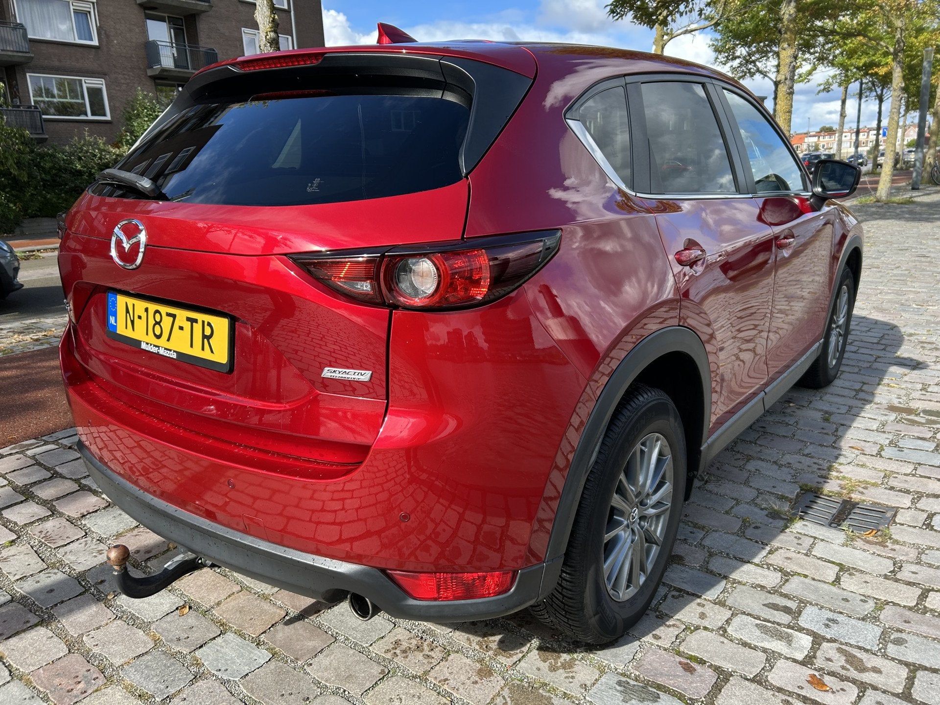 Mazda CX-5 2.0 SkyActiv-G 165 Skylease+ nieuwstaat. airco/ec, Auto's, Voorwielaandrijving, Stof, 4 cilinders, 715 kg