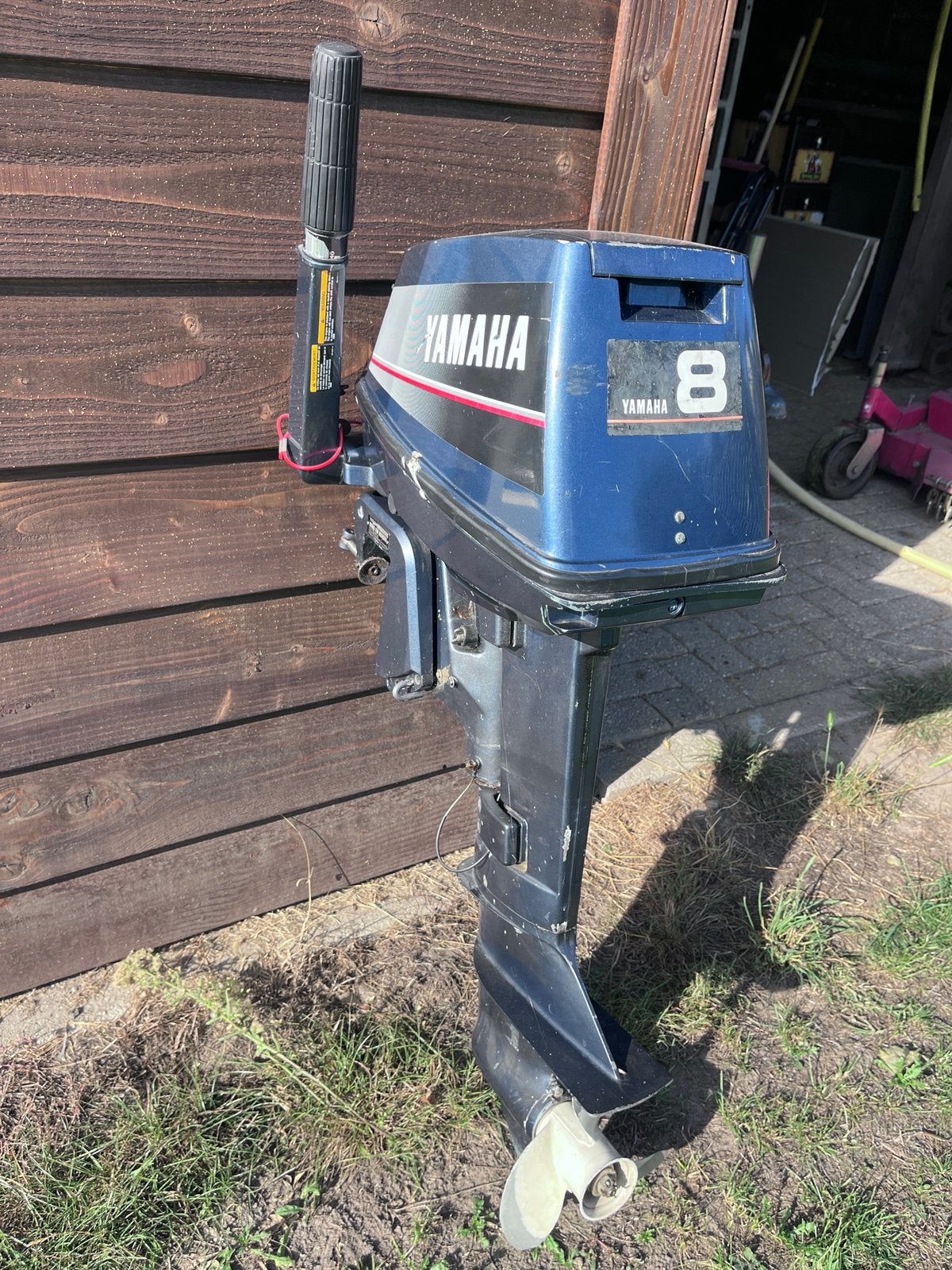 Yamaha 8 pk kortstaart 2 takt buitenboordmotor, Watersport en Boten, Ophalen, Gebruikt, 5 tot 10 pk, Buitenboordmotor