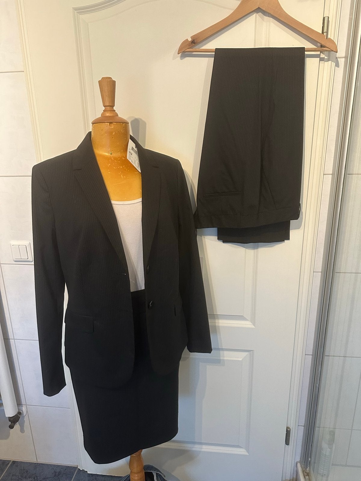 Mexx Kostuum/Pak - Jasje, Broek & Rok - Maat 42, Kostuum of Pak, Zwart, Maat 42/44 (L), Nieuw
