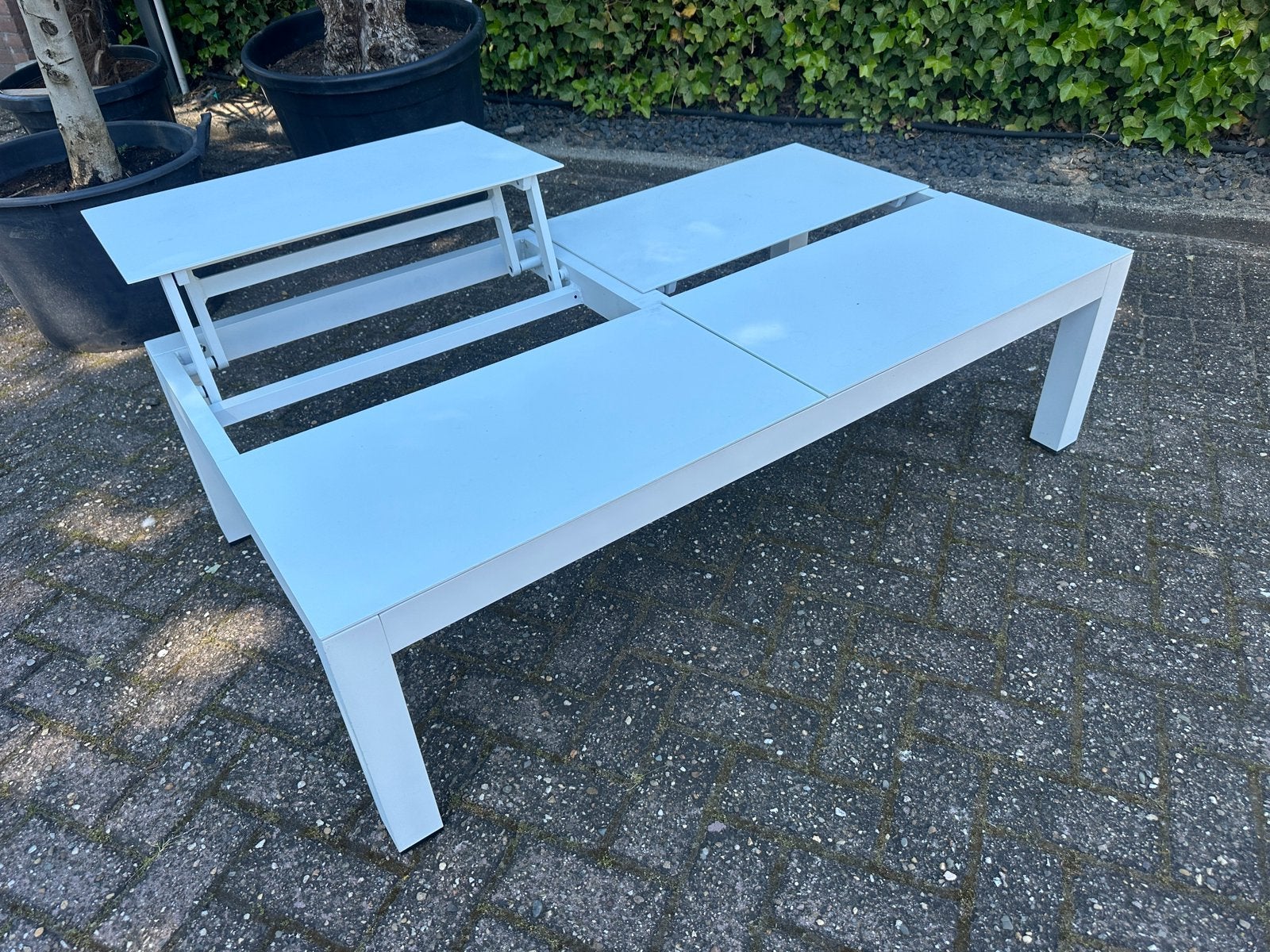 SALON TAFEL, Tuin en Terras, Tuinsets en Loungesets, Ophalen, Nieuw, Aluminium