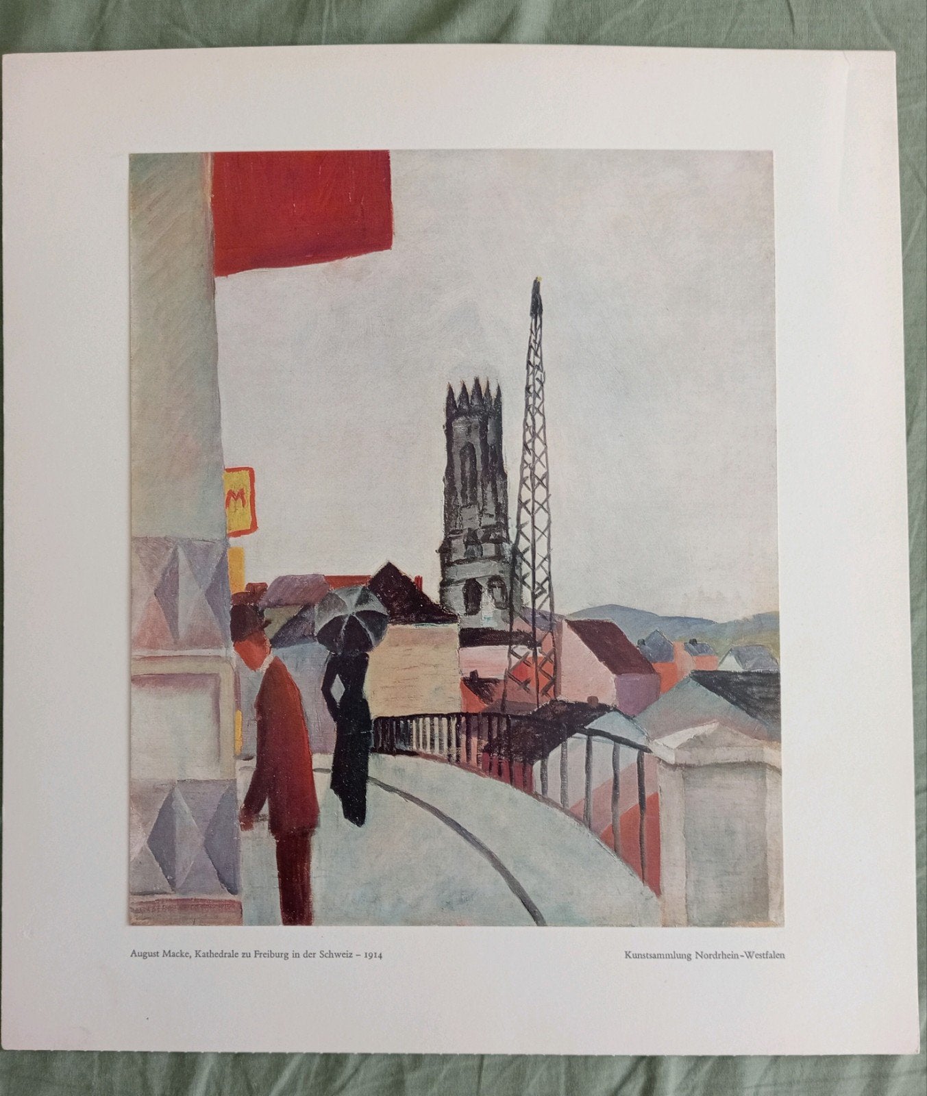 August Macke offset prent 1966, Ophalen of Verzenden