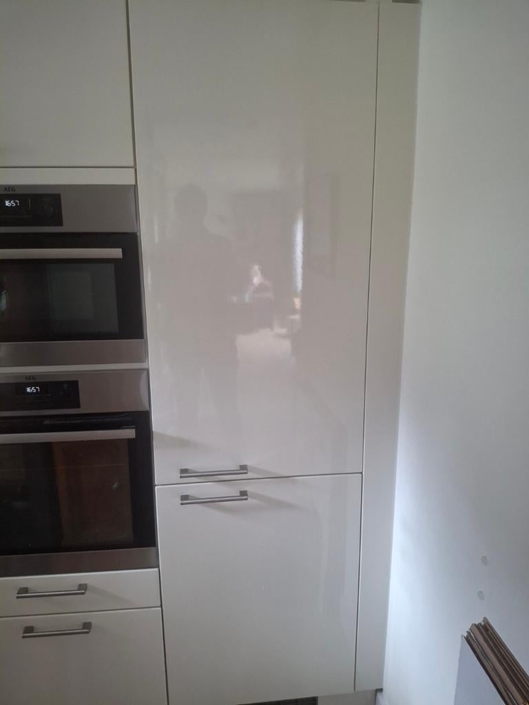 AEG SCB41811LS Koel-vriescombinatie, 150 tot 200 liter, Gebruikt, Met aparte vriezer, Ophalen of Verzenden