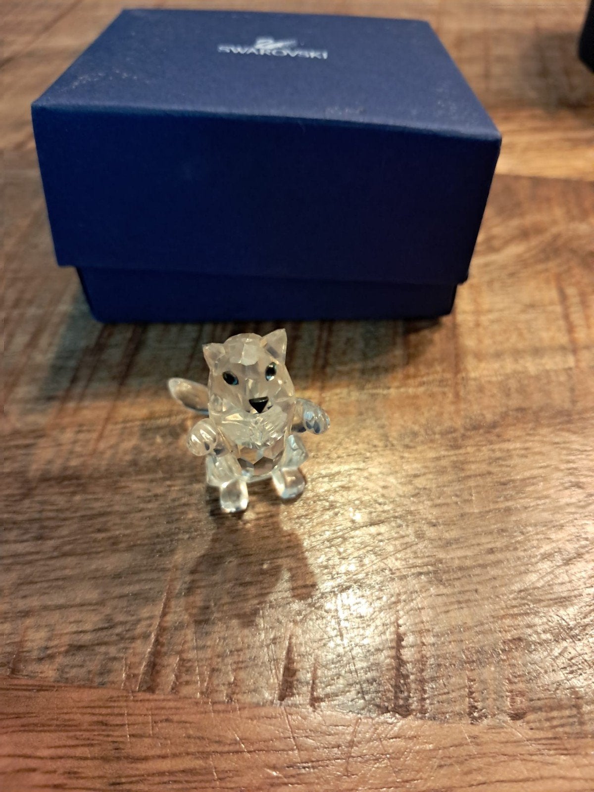 Swarovski kristallen poesjes en uiltje, Verzamelen, Swarovski, Ophalen of Verzenden, Zo goed als nieuw, Figuurtje