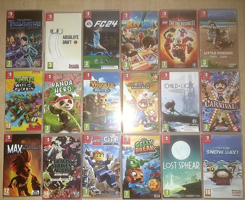Diverse nintendo switch games voor 16 euro per stuk, Spelcomputers en Games, Ophalen of Verzenden, Zo goed als nieuw, Avontuur en Actie