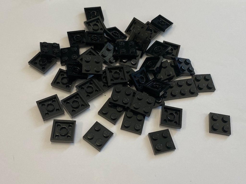 Partij 50x nieuwe 2x2 Lego platen in diverse kleuren, Overige thema's, Lego, Nieuw, Ophalen of Verzenden
