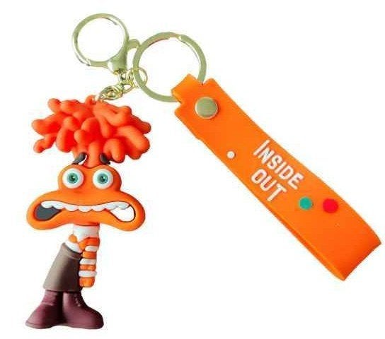 Sleutelhanger Angst uit Inside Out, Ophalen of Verzenden, Nieuw, Knuffel of Figuurtje
