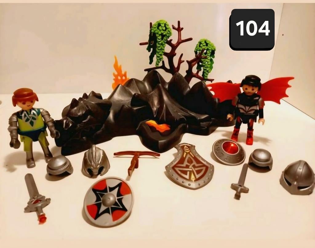 Playmobil jongens pakket: Ridders, Piraat, Politie -, Ophalen of Verzenden, Zo goed als nieuw, Complete set