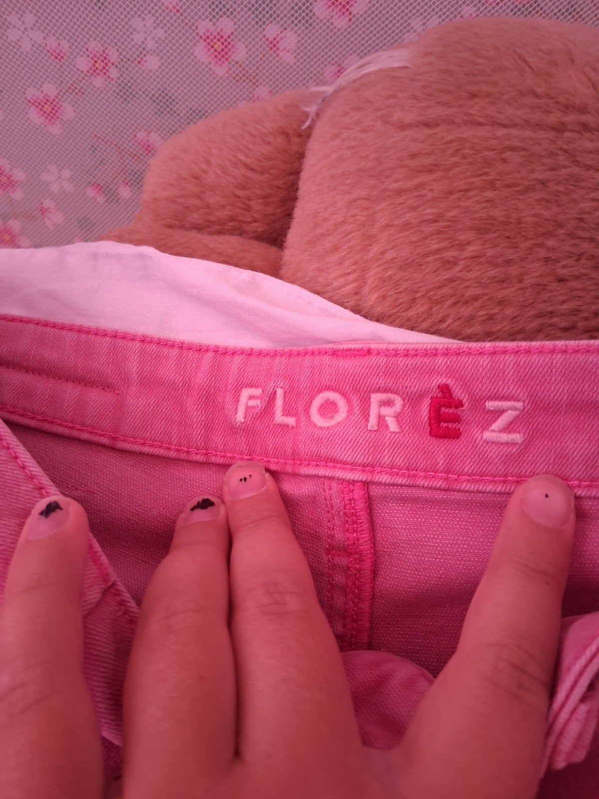 Roze rekbare wijde broek, Ophalen of Verzenden