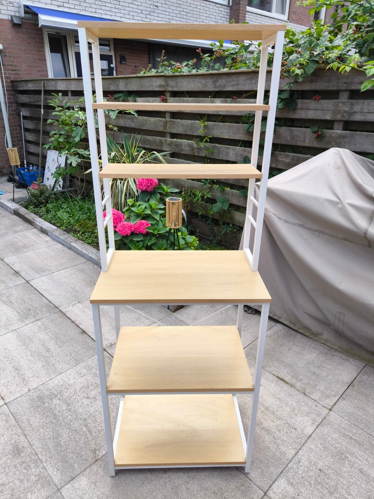 Koffiebar / Keukenrek met 6 planken - 167,5x60x40 cm, Huis en Inrichting, Ophalen