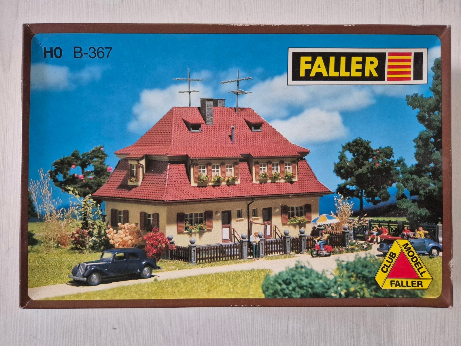 Faller H0 groot siedlungshaus B-367 (nieuw), Ophalen of Verzenden, Nieuw, Brug, Tunnel of Gebouw