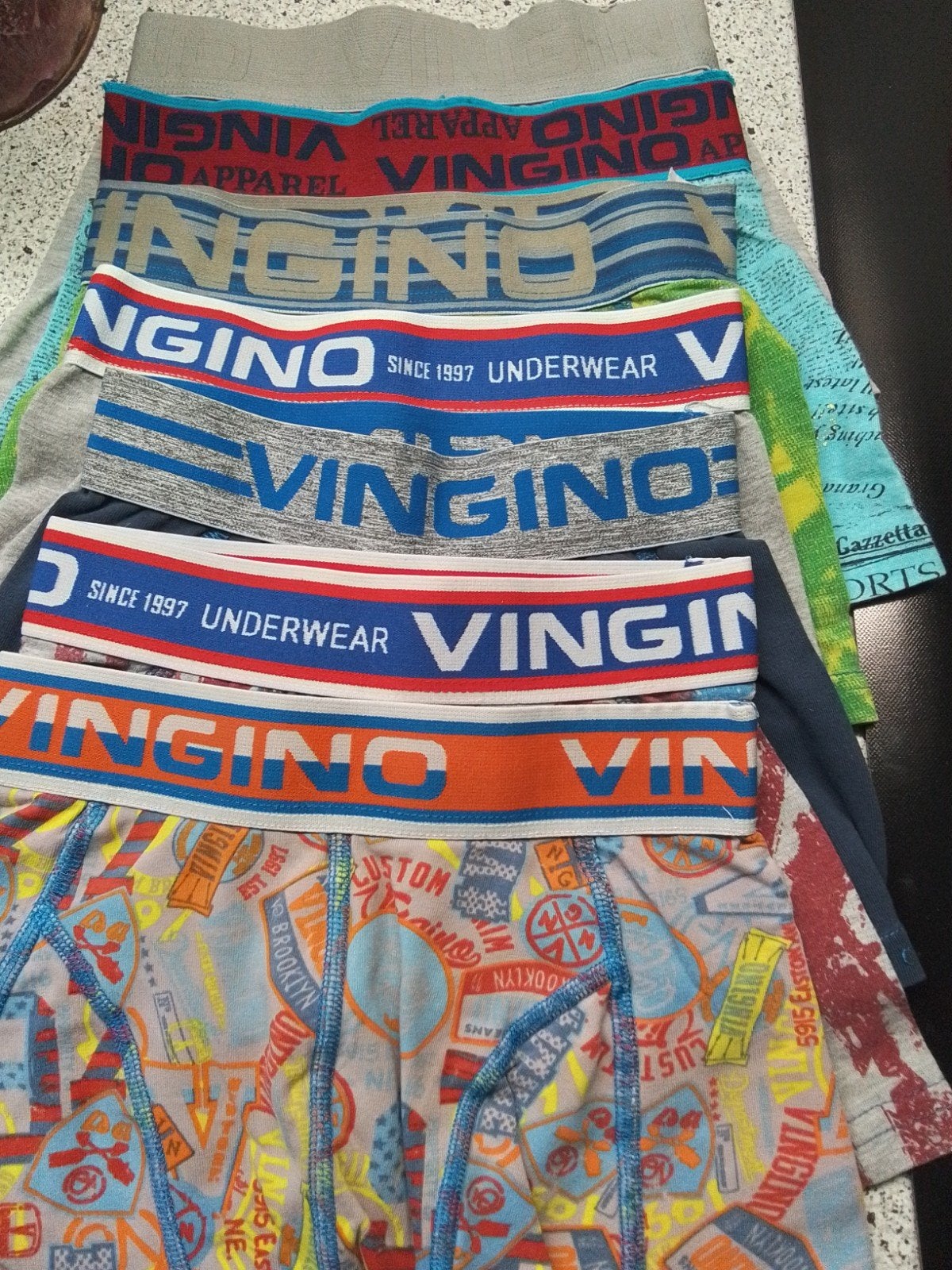 Vingino jongens boxershorts izgs . maat 128, Ophalen, Nacht- of Onderkleding, Gebruikt, Vingino