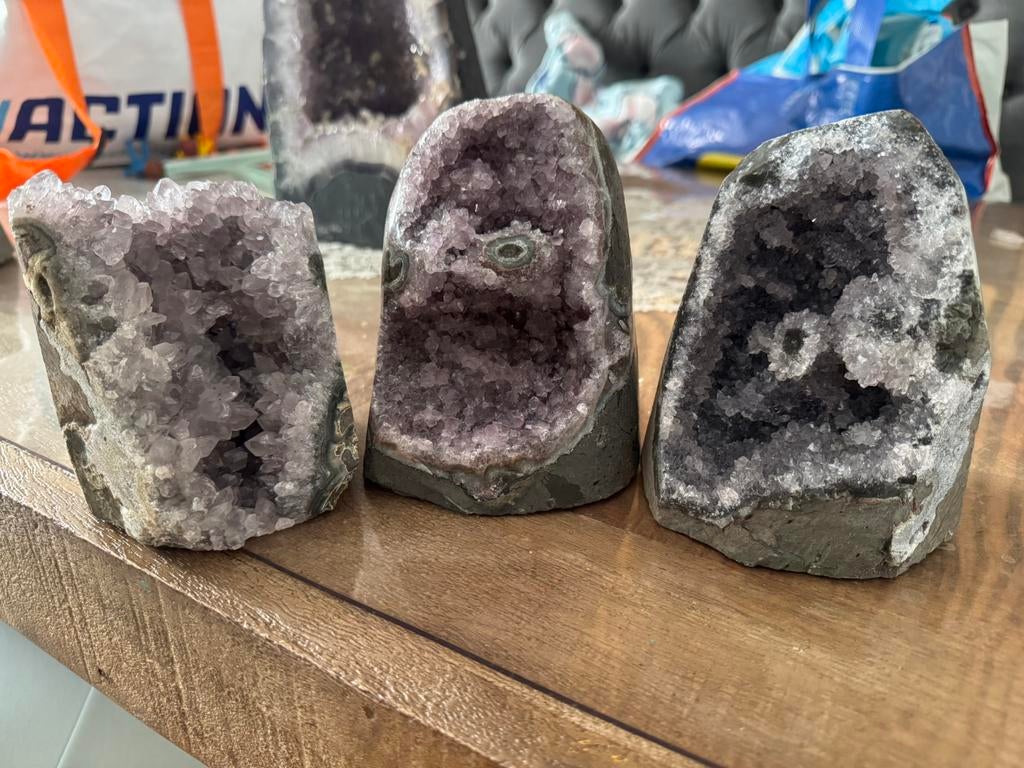 Amethist geodes, Ophalen, Nieuw