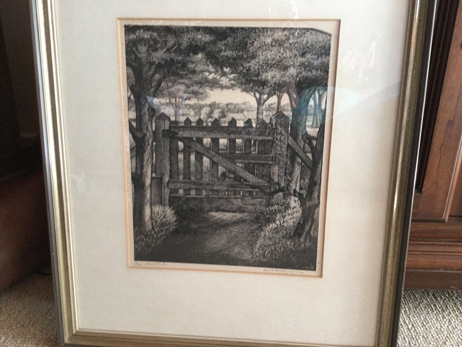 Prachtige tekeningen van Aart van Dobbenburgh, Antiek en Kunst, Ophalen of Verzenden, Tekening, Pentekening, Ingelijst