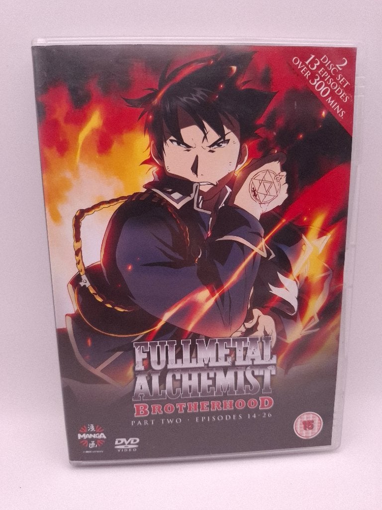 Fullmetal Alchemist Brotherhood part two episodes 14-26 dvd, Gebruikt, Anime (Japans), Ophalen of Verzenden, Tekenfilm