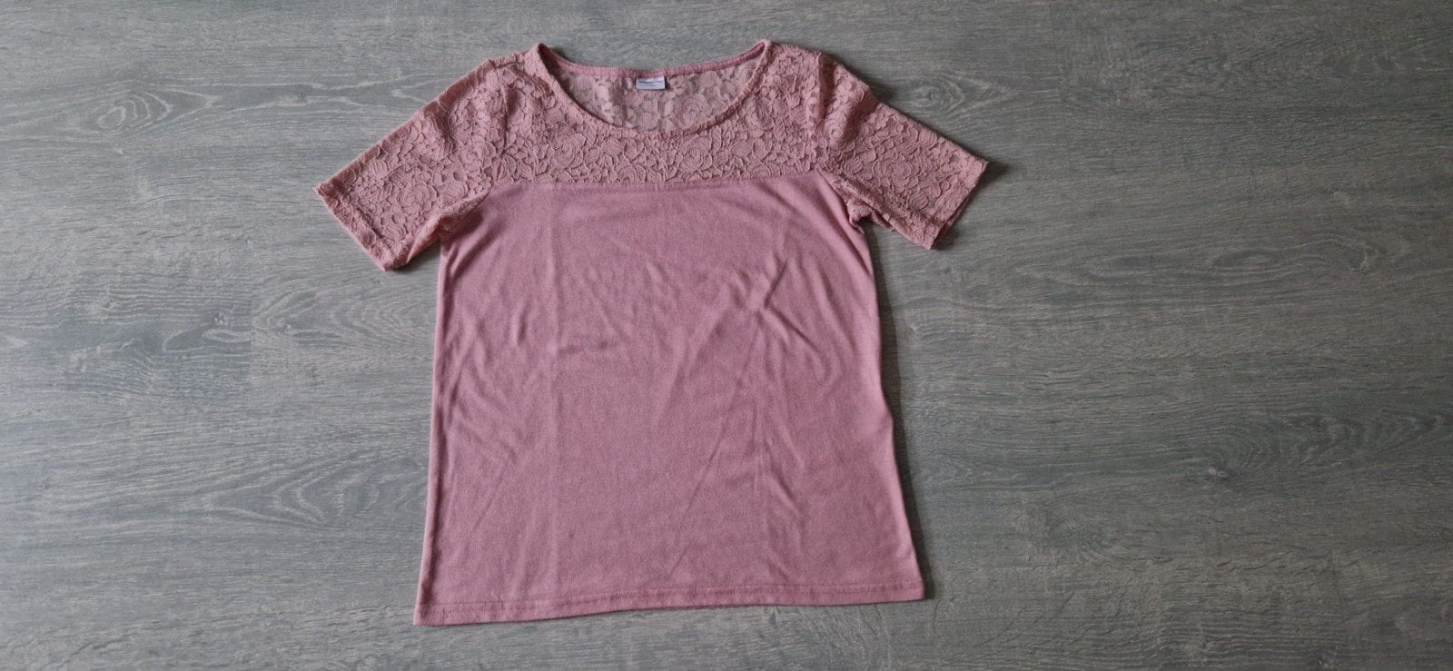 Shirtje van Jacqueline de Young maat xs., Ophalen of Verzenden, Zo goed als nieuw, Korte mouw, Roze