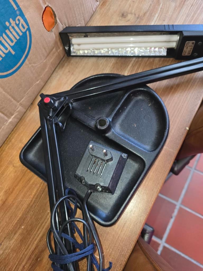 Lamp voor te knutselen met zware metalen voet DC, Ophalen of Verzenden