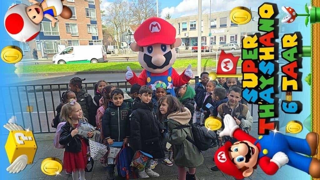 Mascotte Super Mario te huur, Ophalen, Zo goed als nieuw, Verjaardag