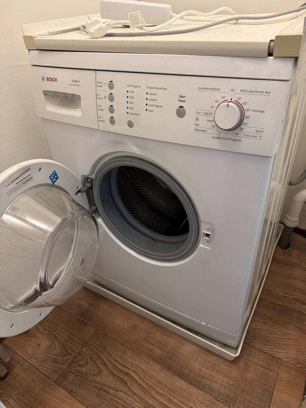 Bosch Maxx 6 Wasmachine, Witgoed en Apparatuur, Gebruikt, Ophalen of Verzenden, Voorlader, Kort programma