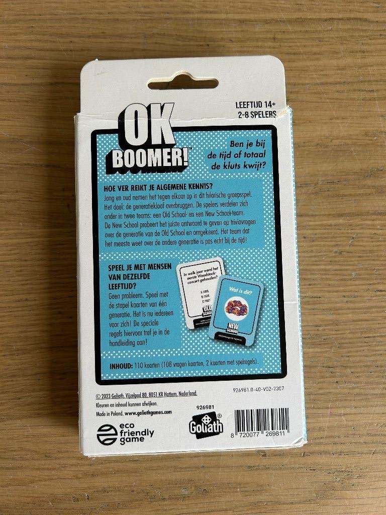 NIEUW | OK Boomer! Kaartspel, Ophalen of Verzenden, Nieuw