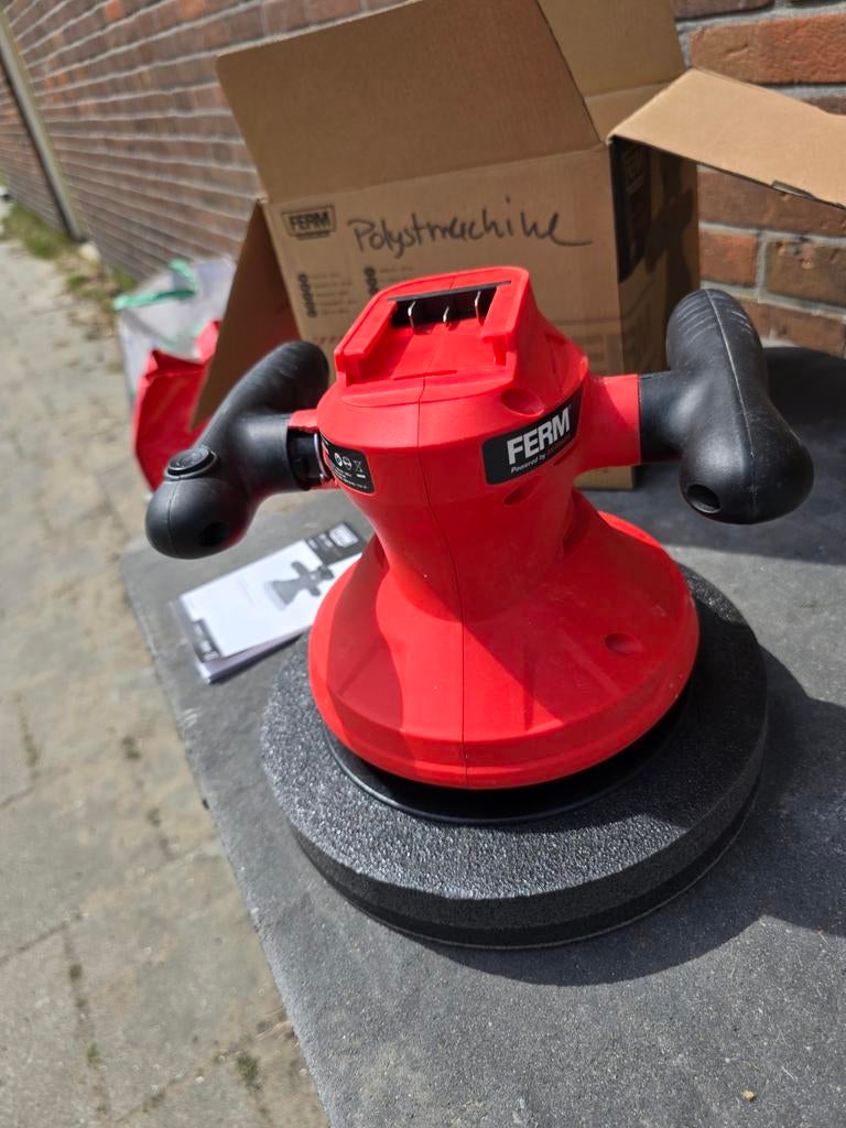 Ferm Draadloze Polijstmachine incl. Accu - Zo goed als nieuw, Ophalen of Verzenden, Zo goed als nieuw, Minder dan 600 watt, Overige typen
