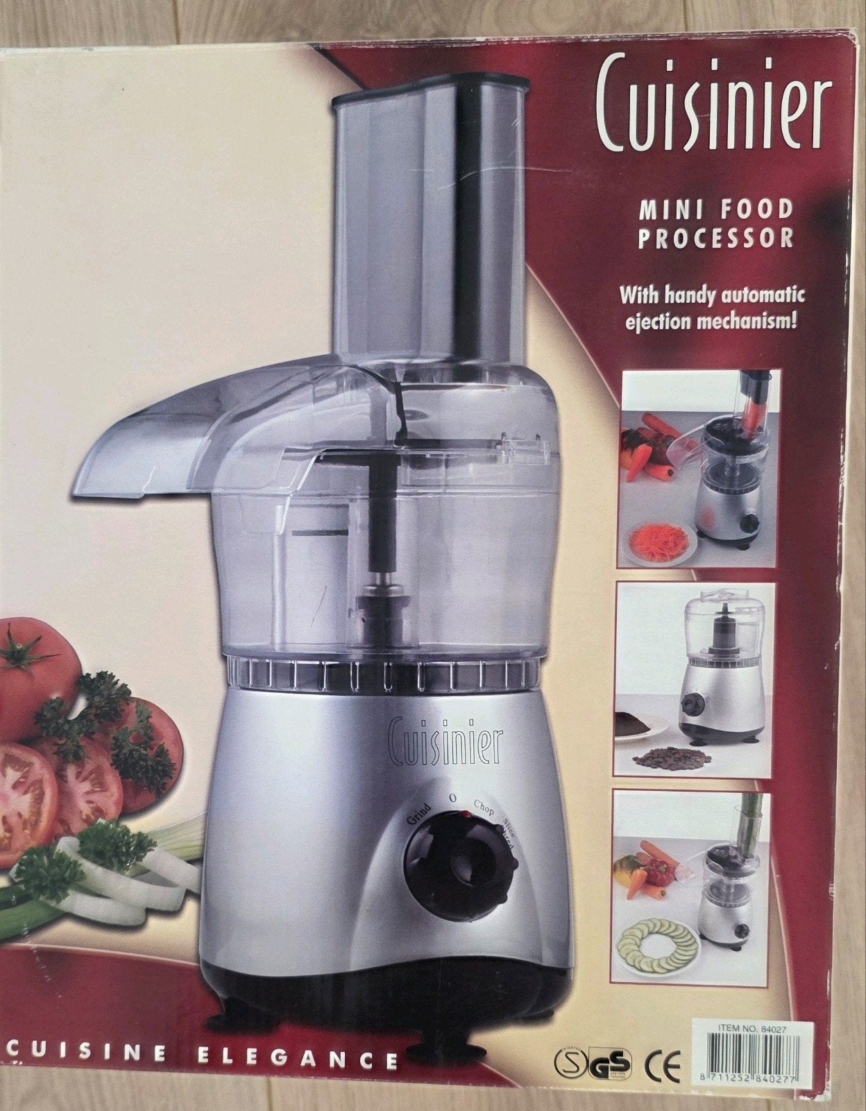 Cuisinier Mini Food Processor, Minder dan 1 liter, Ophalen of Verzenden, Zo goed als nieuw, 1 snelheid
