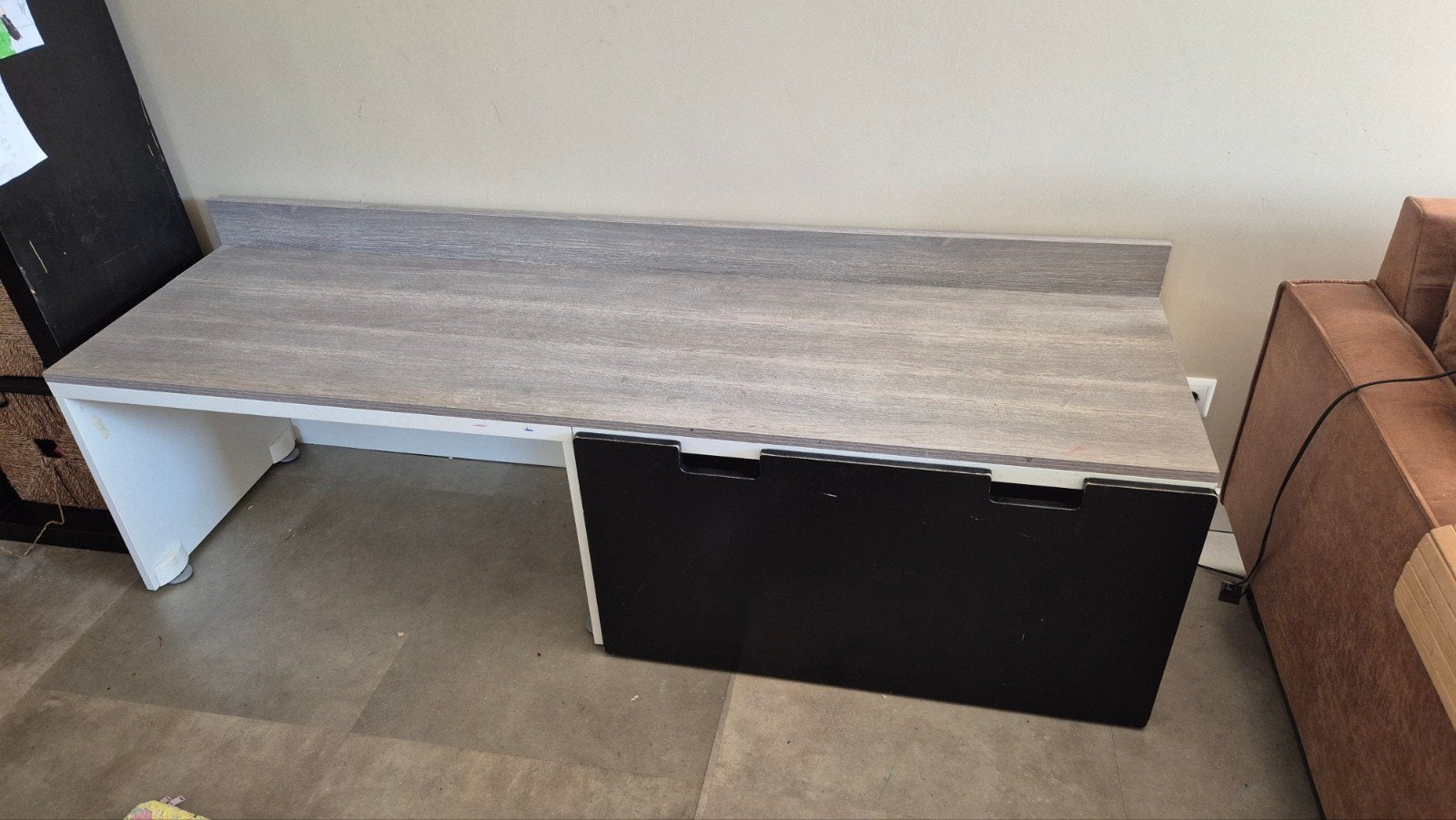 ikea smastad kindertafel, Ophalen, Met lades, Gebruikt, Grijs