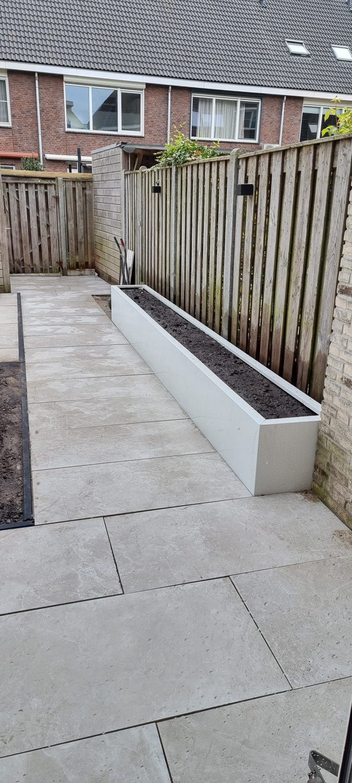 grote witte plantenbakken op maat gemaakt van metaal, Tuin en Terras, Nieuw, Ophalen of Verzenden, Balkon, Metaal