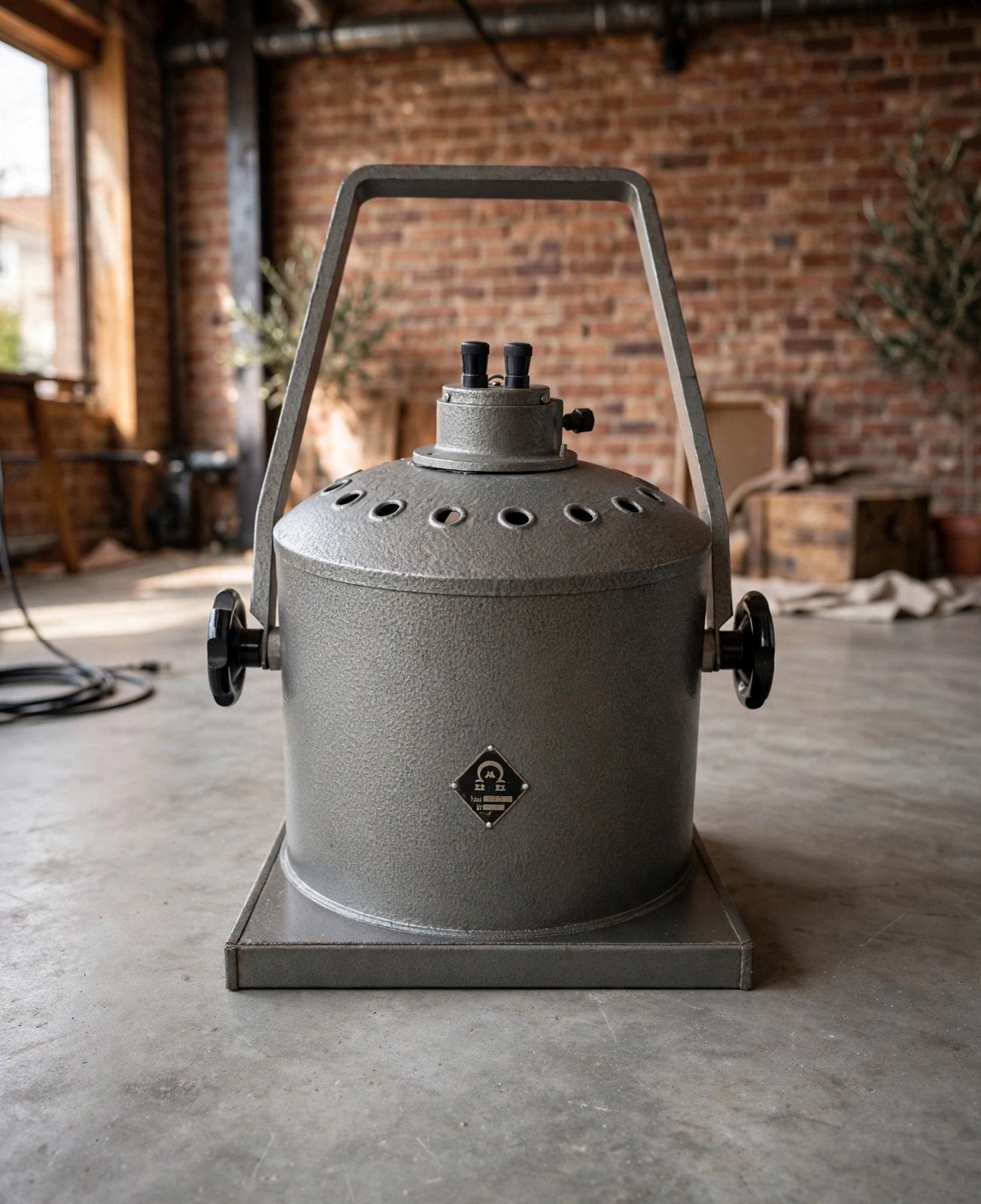 Grote Vintage ADB Theaterspot Type 3431 - Industrieel Design, Antiek en Kunst, Ophalen of Verzenden