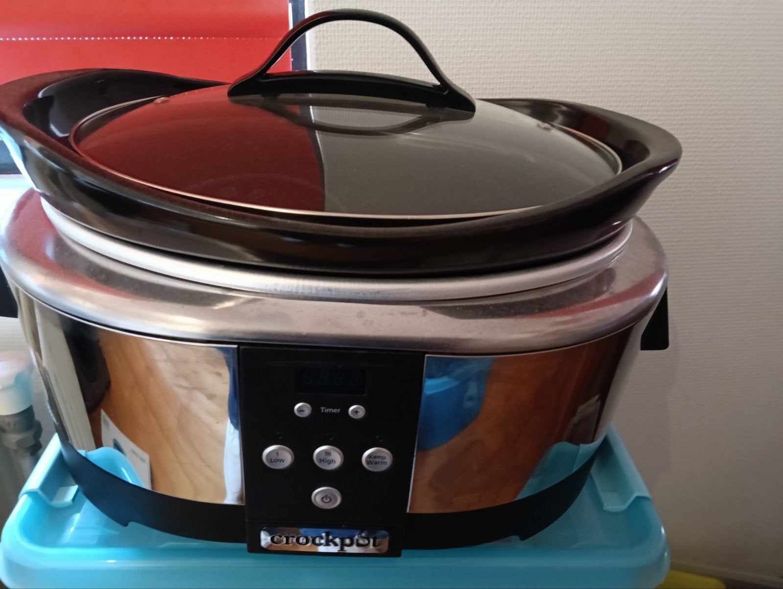 Crockpot Slowcooker Next Gen 5,7L Digitaal Programmeerbaar, Ophalen, Timer, Zo goed als nieuw