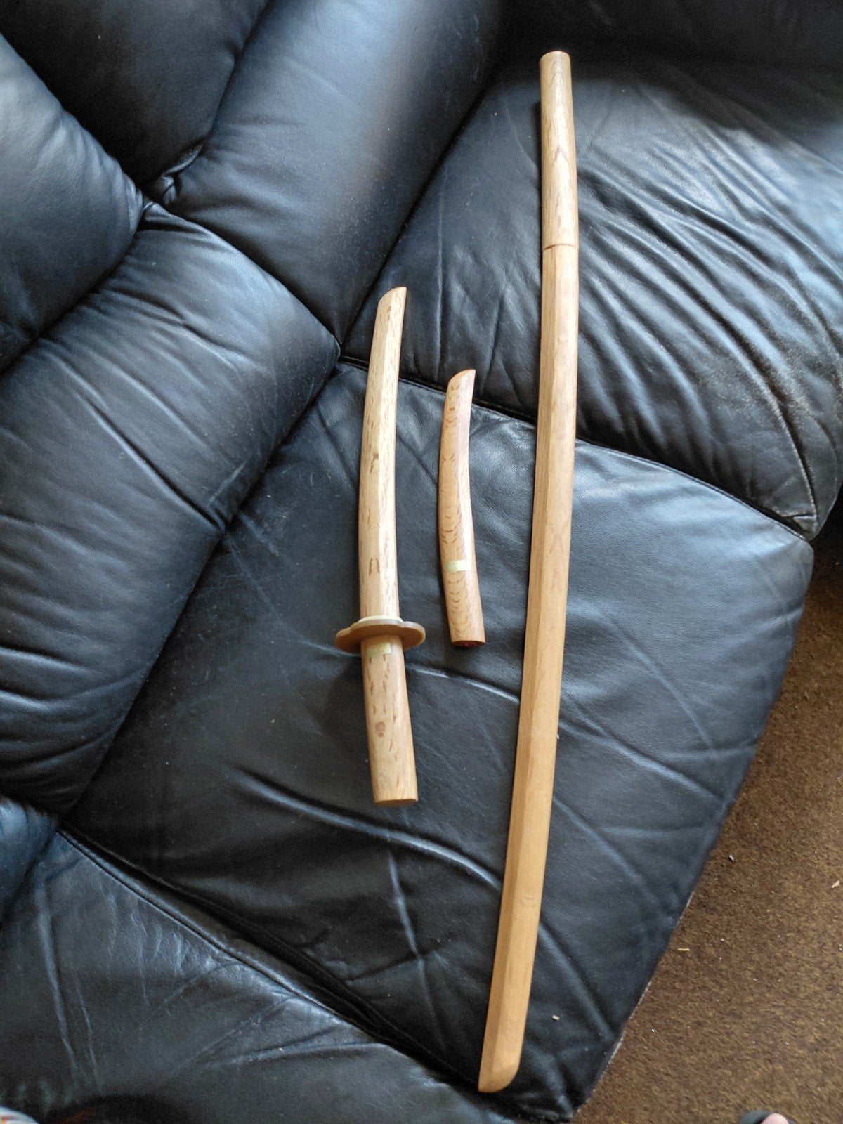 Houten Bokken en Tanto Set - Made in Japan, Maat XS of kleiner, Ophalen of Verzenden, Zo goed als nieuw, Overige
