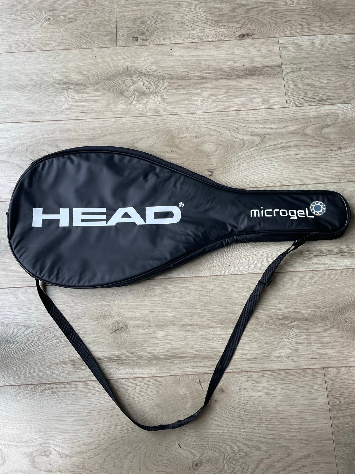 Head Microgel Tennisracket Hoes - Zwart, Ophalen of Verzenden, Zo goed als nieuw, Tas, Head