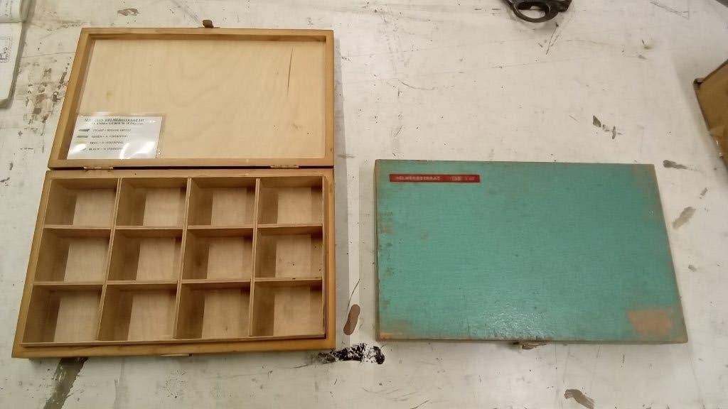 Kistjes, sleutelkistjes, Ophalen of Verzenden, Gebruikt, Overige houtsoorten, Minder dan 50 cm