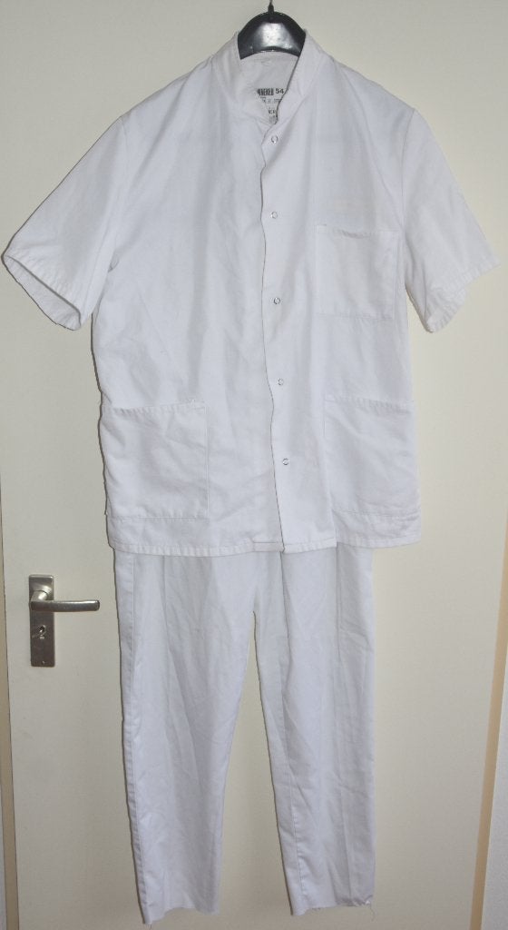 Originele Doktersjas met broek Dokterspak Carnaval Feest, Verzenden, Gedragen, Carnaval, Kleding
