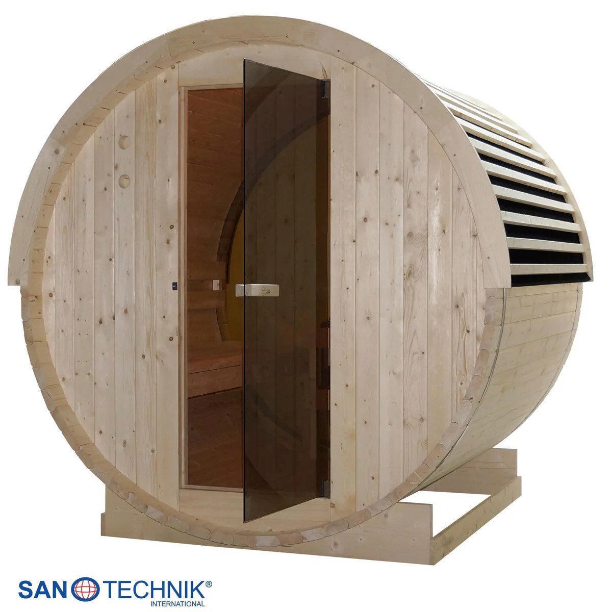 Barrelsauna | Scandinavisch Design | 4pers | Gratis Levering, Ophalen of Verzenden, Nieuw, Fins of Traditioneel, Complete sauna