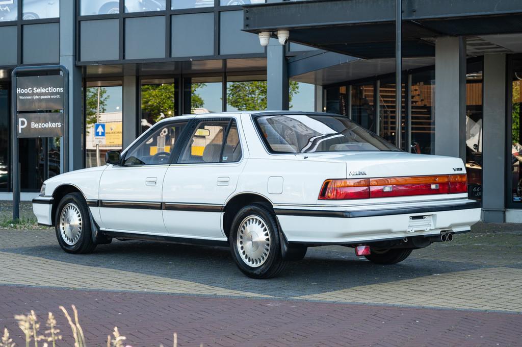 Acura LEGEND 2.7 V6 Luxury (bj 1989, automaat), Stof, Beige, Wit, Origineel Nederlands