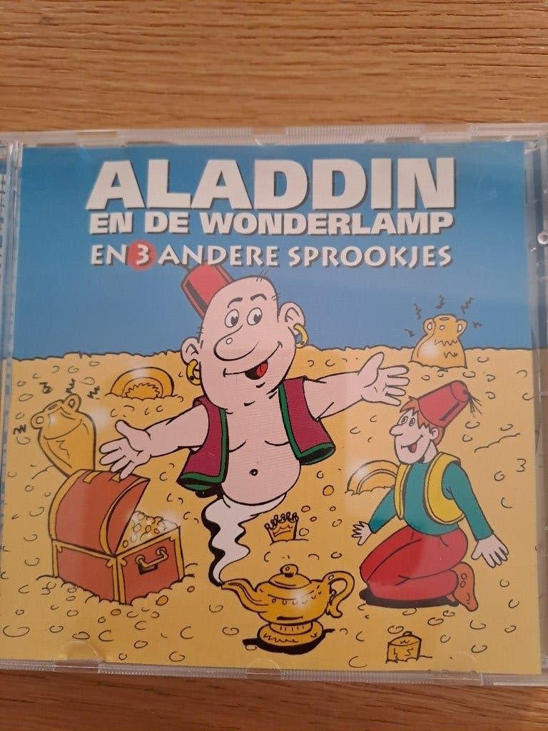 CD Aladdin en de wonderlamp en 3 andere sprookjes, Ophalen of Verzenden, Zo goed als nieuw, Verhaal of Sprookje, 6 tot 9 jaar