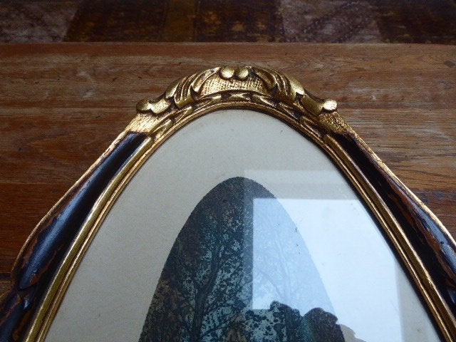 mooi ingekleurde litho in prachtige lijst, Ophalen of Verzenden