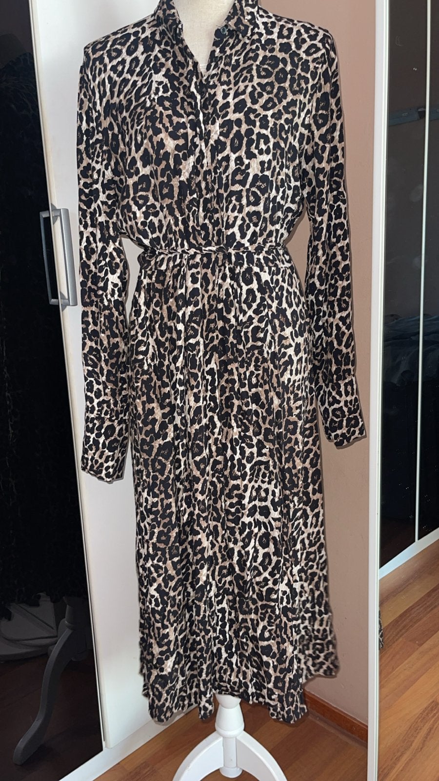 Eksept Luipaardprint Jurk Maat L, Kleding | Dames, Bruin, Maat 42/44 (L), Ophalen of Verzenden, Zo goed als nieuw
