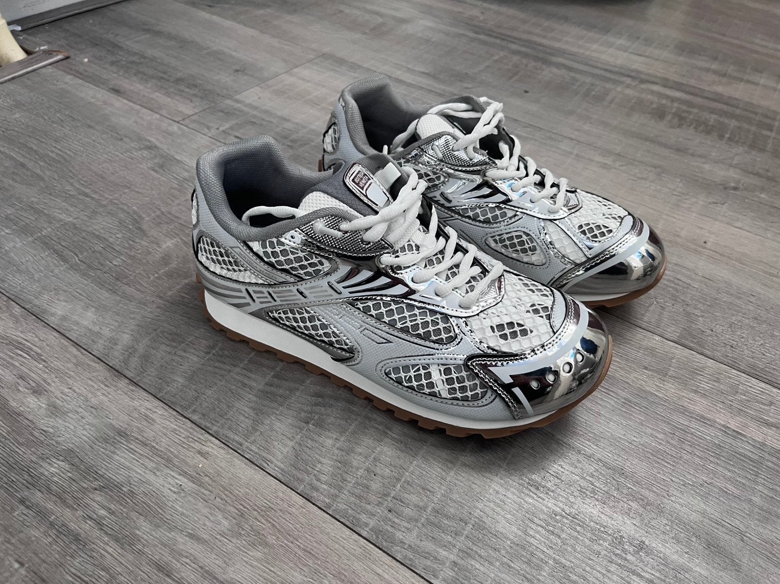Bottega venata orbit sneaker zilver, Ophalen of Verzenden, Nieuw, Overige kleuren
