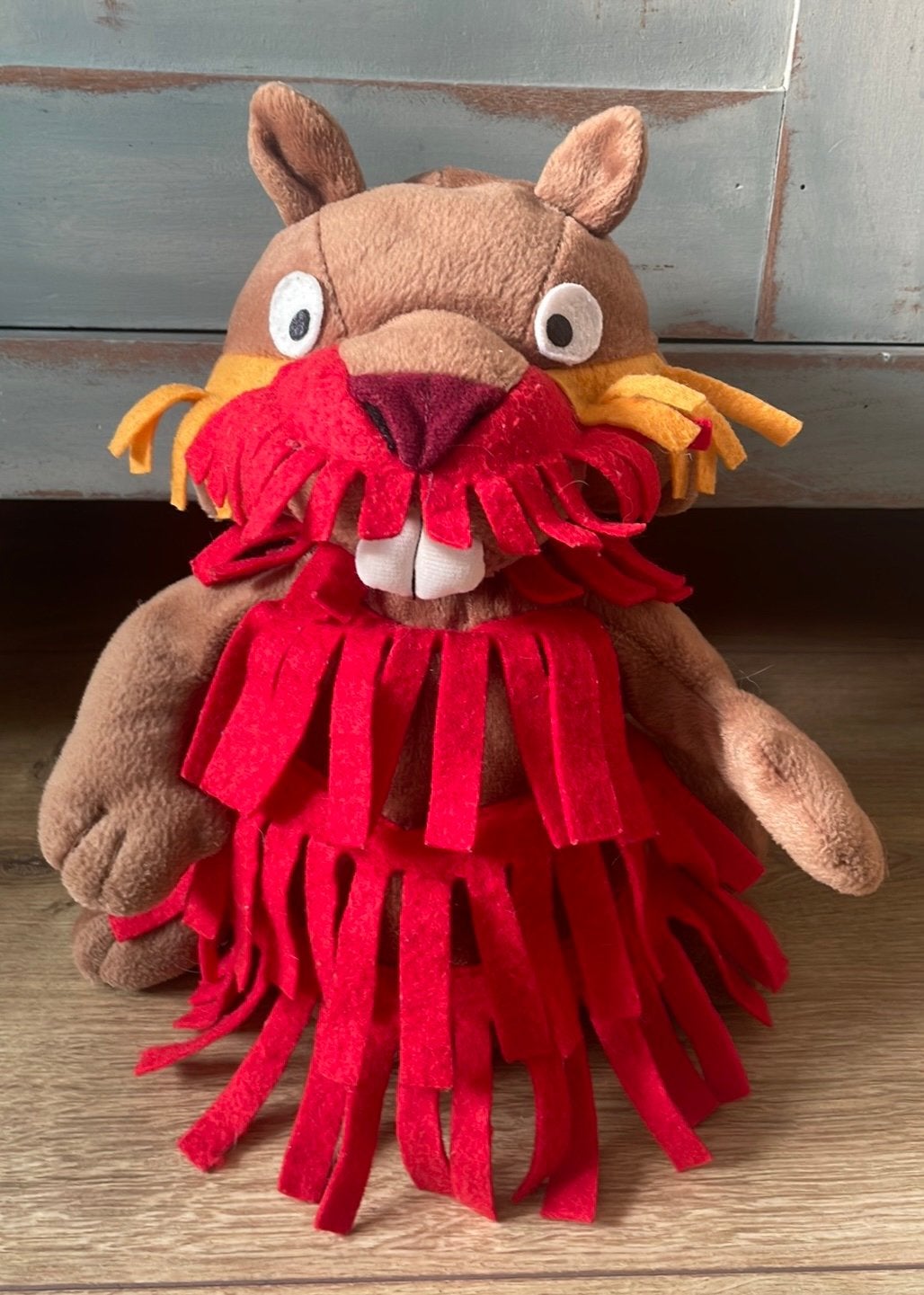 Willem Bever Fabeltjeskrant knuffel handpop, Verzenden, Zo goed als nieuw, Overige typen
