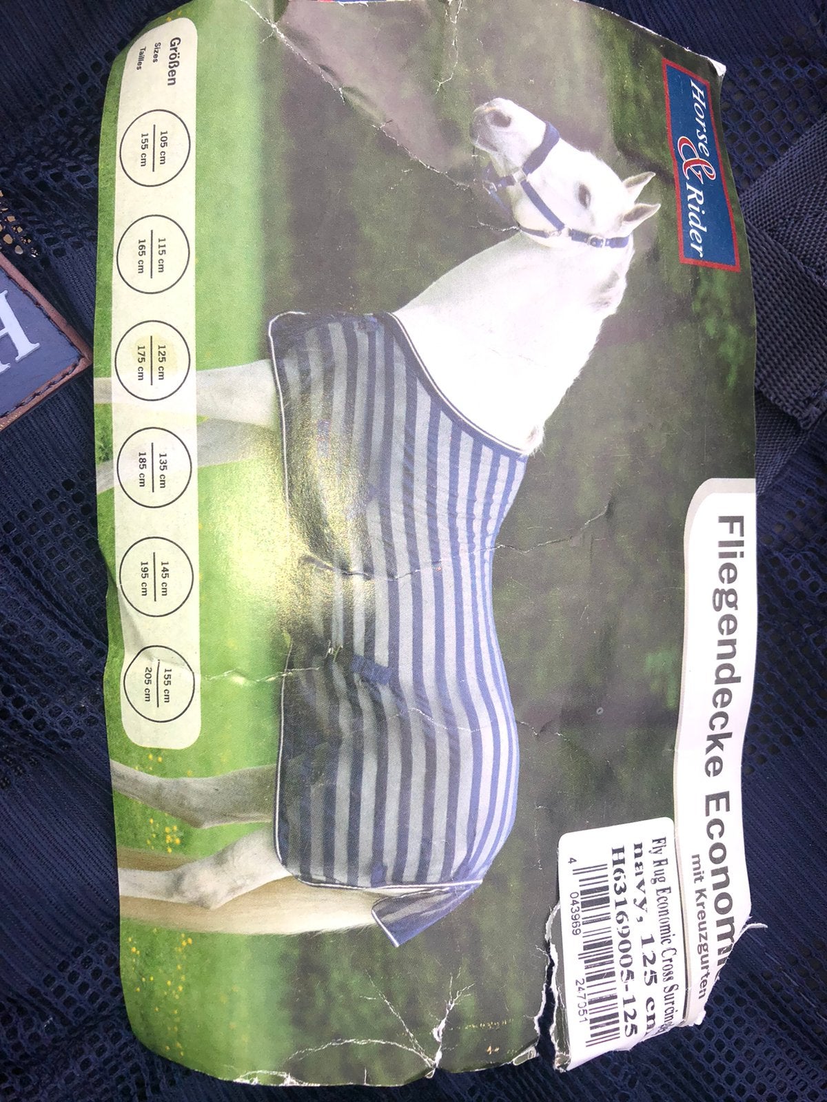 Te koop nieuwe vliegendeken Horse Rider maat 175, Dieren en Toebehoren, Paarden en Pony's | Dekens en Dekjes, Ophalen of Verzenden
