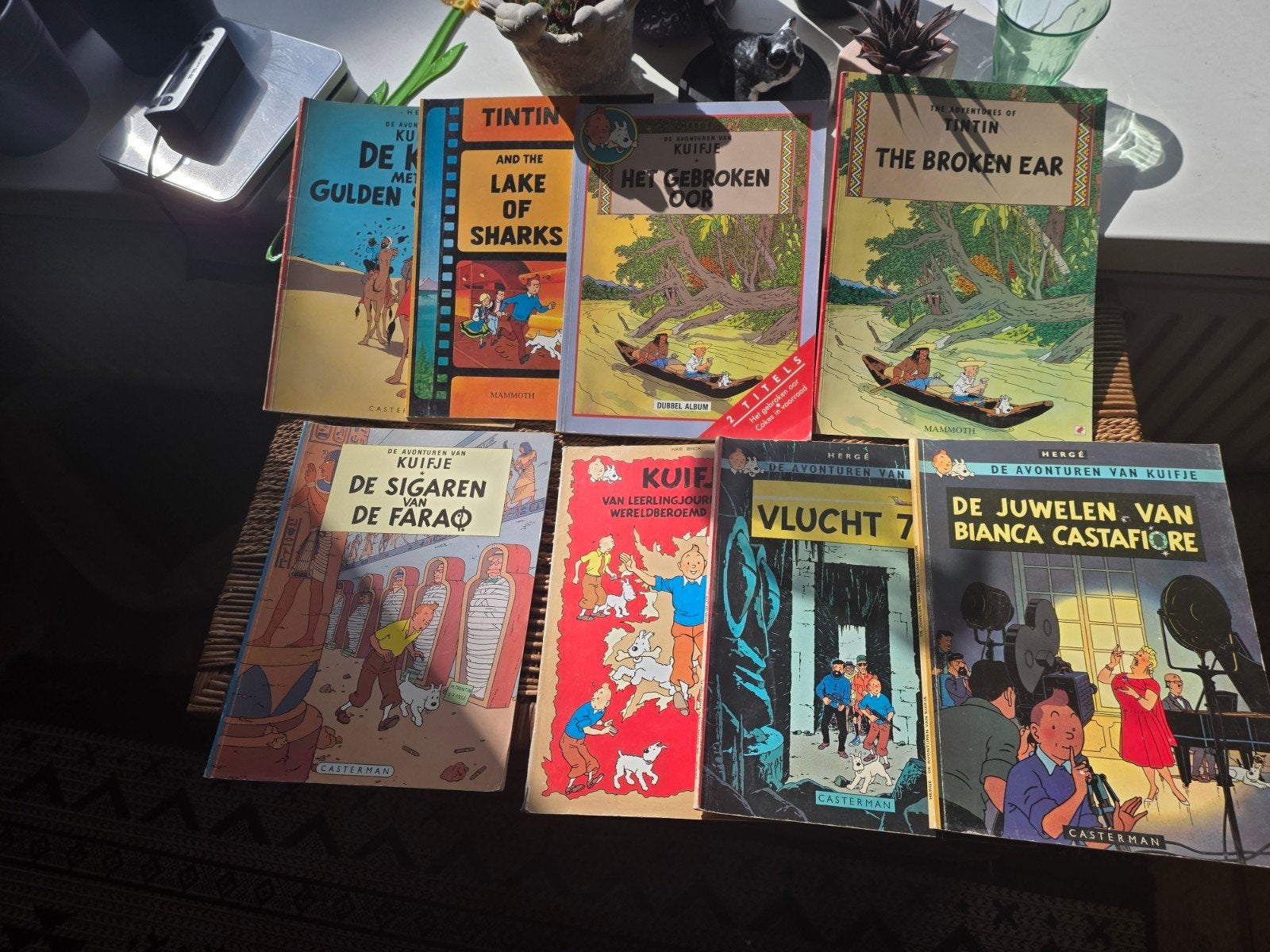 Kuifje Vintage Stripboeken - 8 Stuks, Boeken, Meerdere stripboeken, Ophalen of Verzenden, Gelezen, Hergé