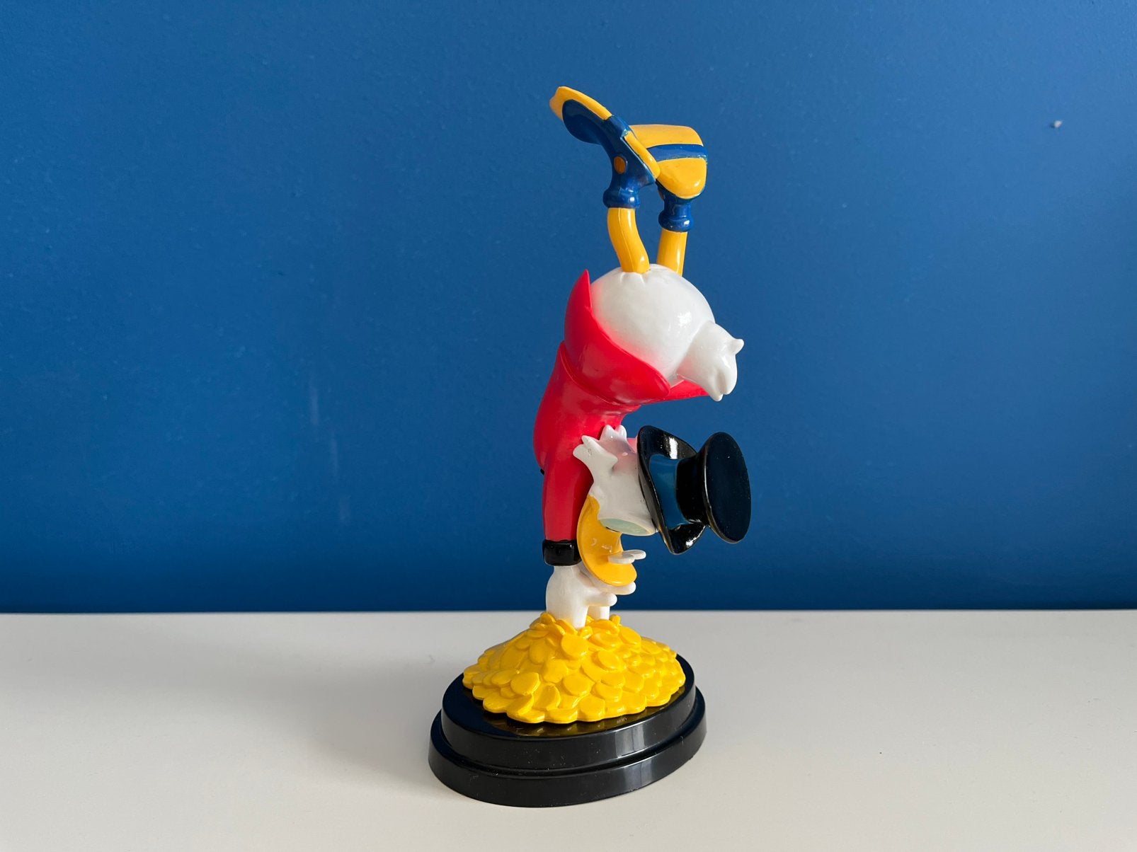 Dagobert Duck beeld - Disney Donald Duck Mickey Mouse, Ophalen of Verzenden, Donald Duck, Nieuw, Beeldje of Figuurtje