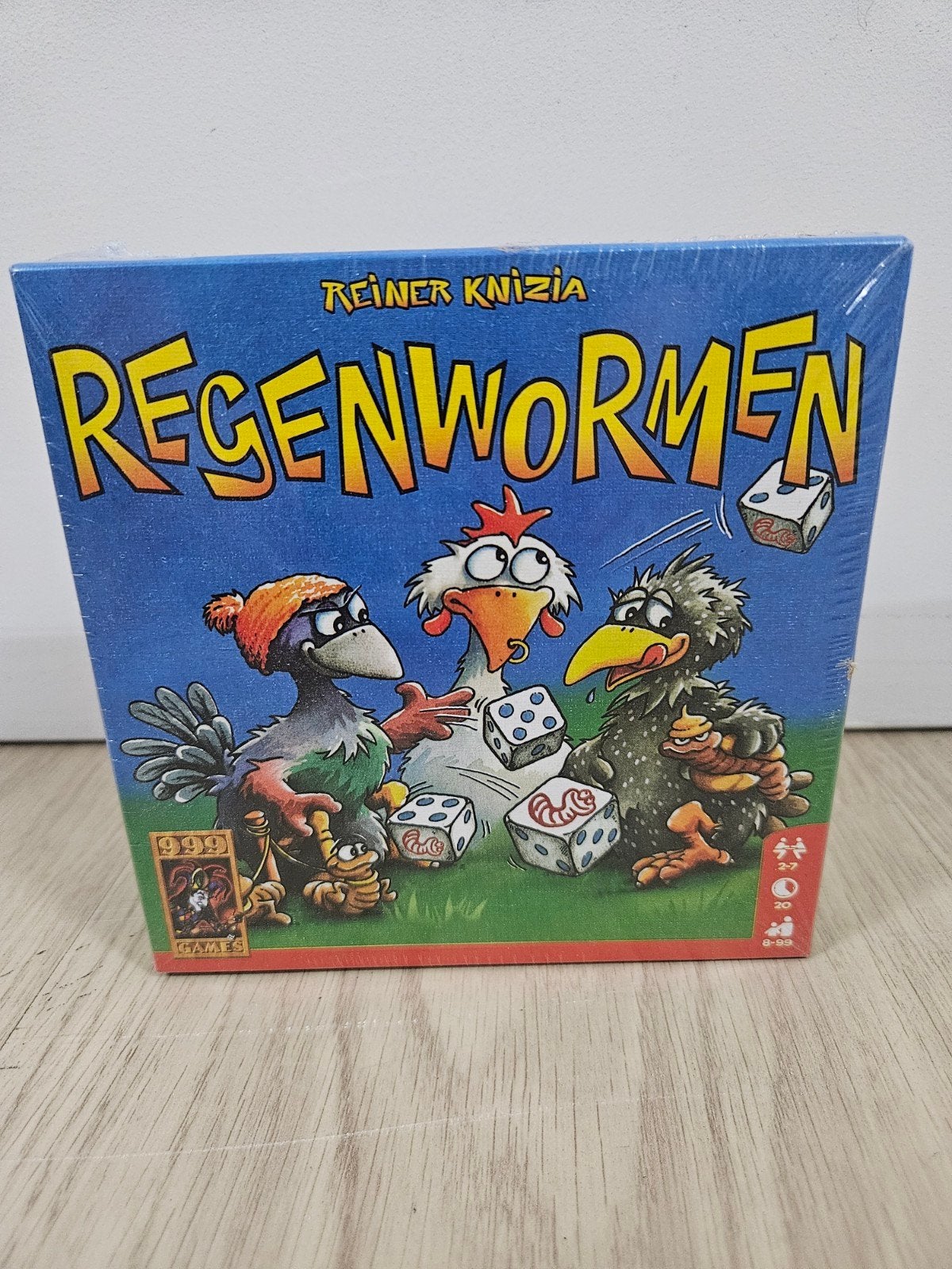 Regenwormen - Nieuw in ongeopende verpakking, Vijf spelers of meer, Ophalen of Verzenden, Nieuw, 999 Games