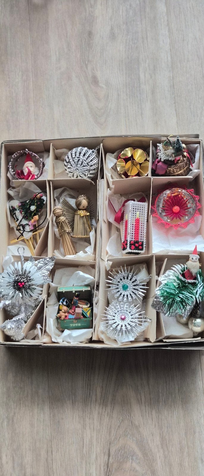 vintage antieke kerstballen ornamenten, Diversen, Ophalen of Verzenden