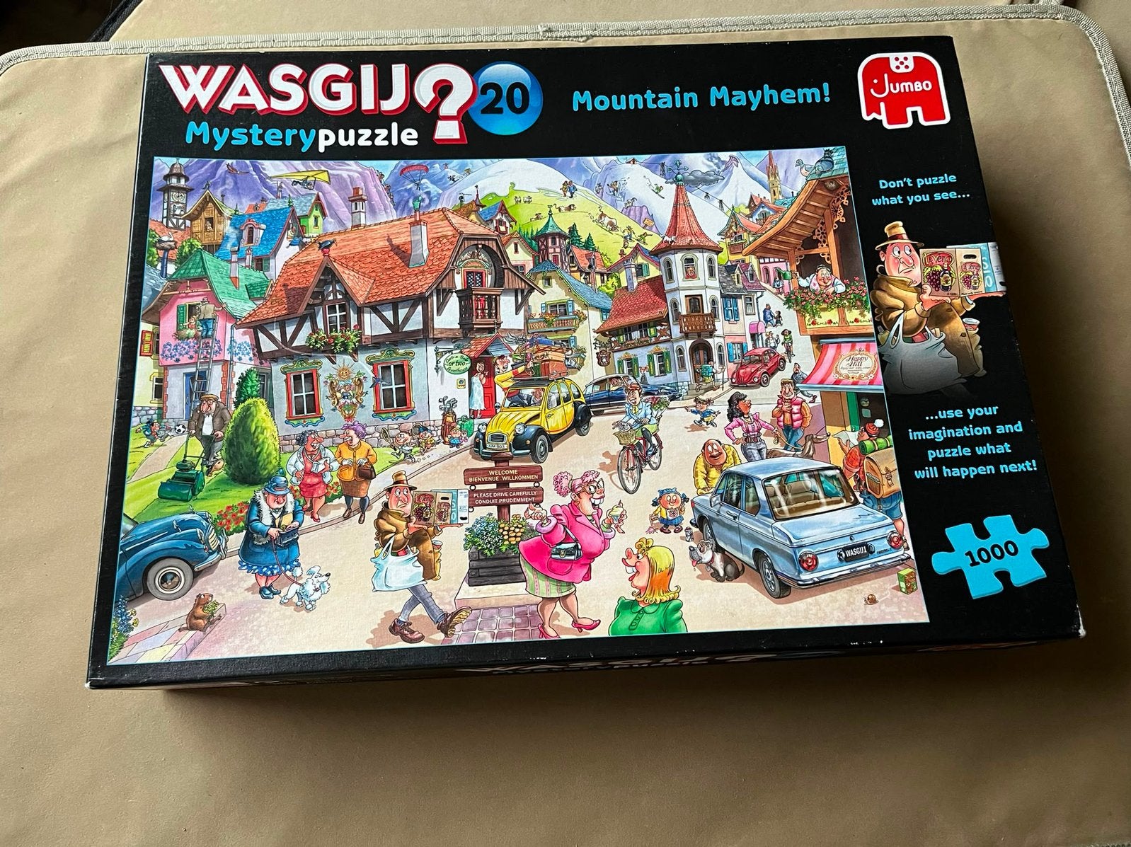 Wasgij mystery nr 20 , mountain mayhem, Ophalen of Verzenden, 500 t/m 1500 stukjes, Zo goed als nieuw