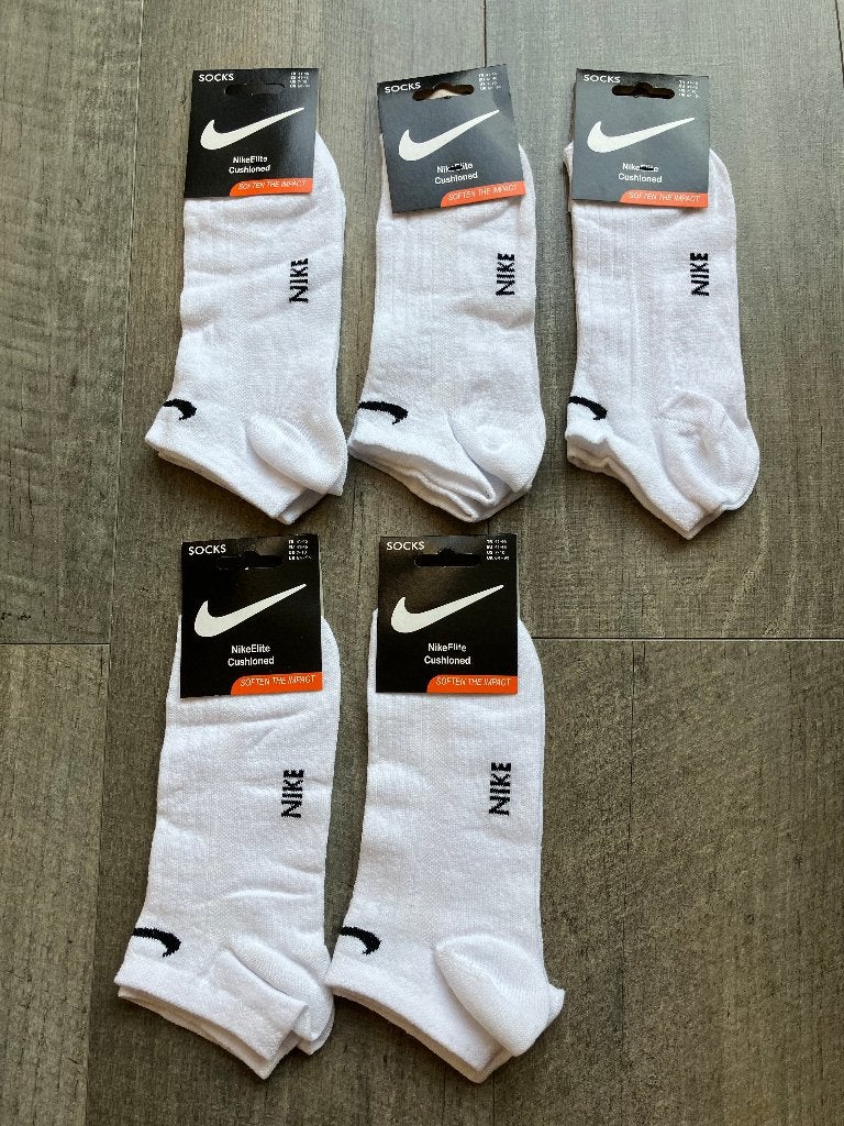 5 paar witte sneaker sokken (maat 41-46), Ophalen of Verzenden, Nieuw, Maat 43 t/m 46, Wit