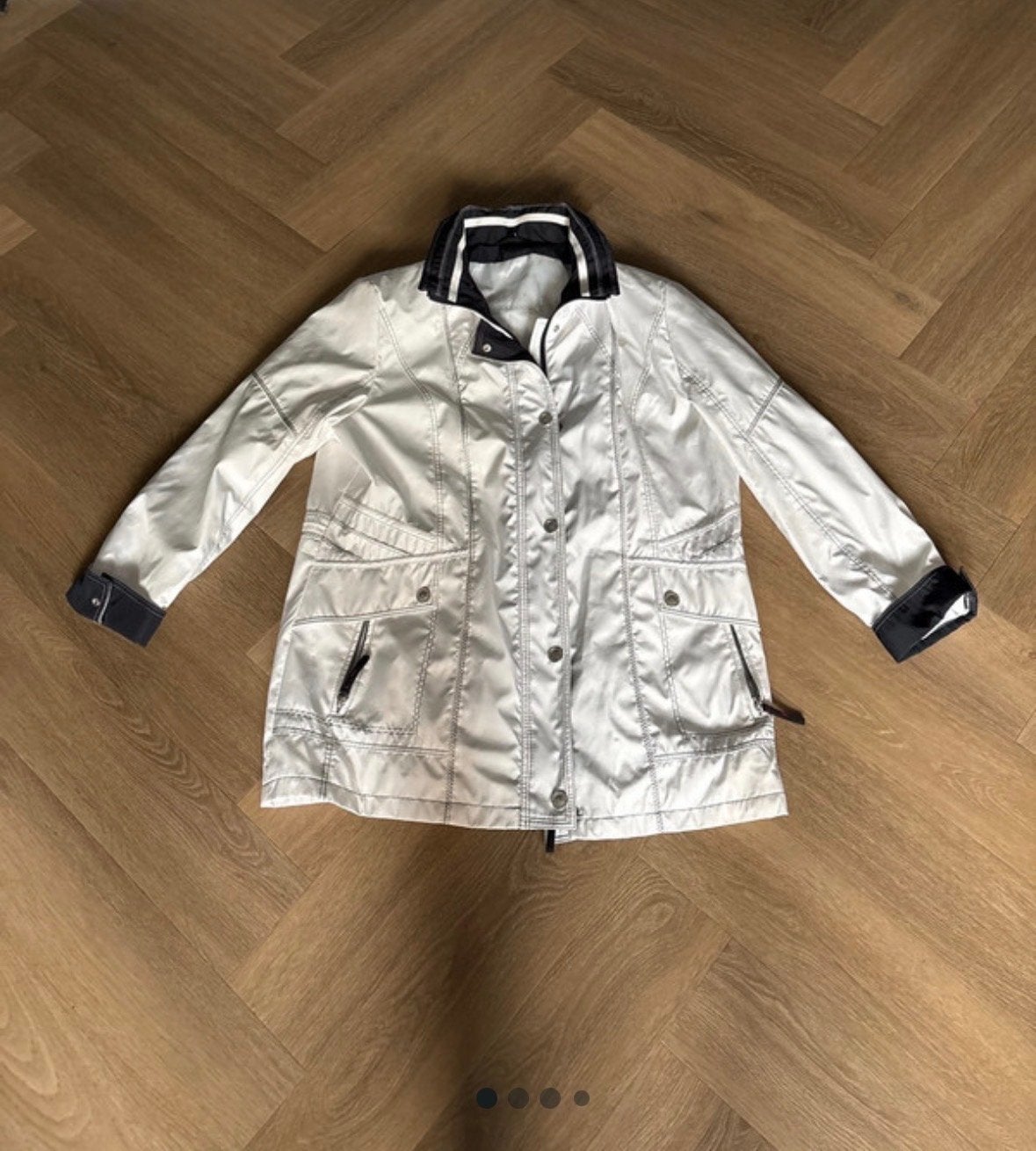 Jas Barbara Lebek, Kleding | Dames, Verzenden, Zo goed als nieuw, Maat 42/44 (L), Wit