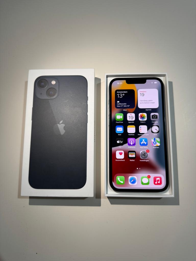 Nette Iphone 13 met 256GB | Compeet | 90% Batterijconditie, 256 GB, Blauw, IPhone 13, Ophalen of Verzenden