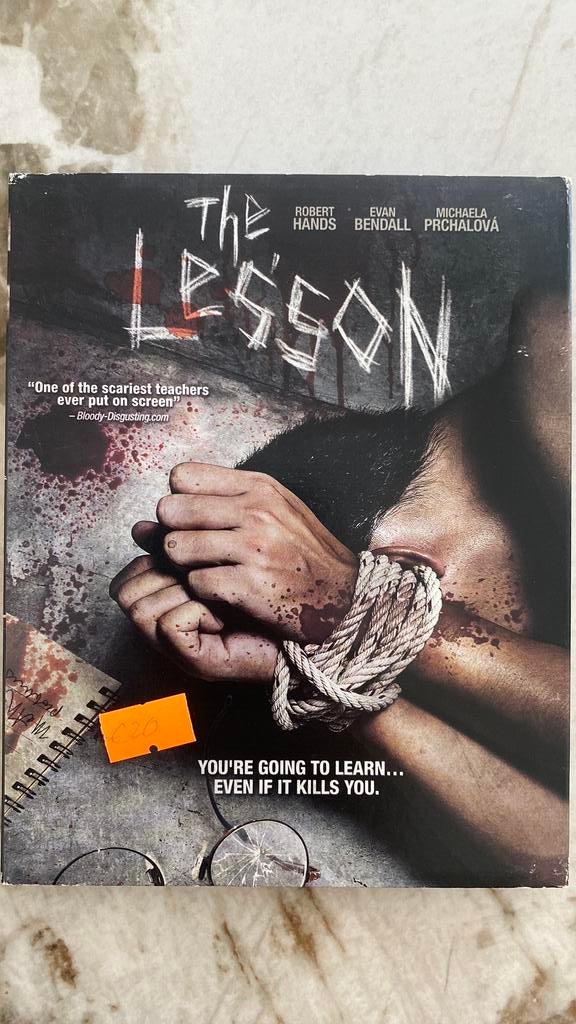 The lesson blu ray met slipcover, Ophalen of Verzenden, Zo goed als nieuw, Horror
